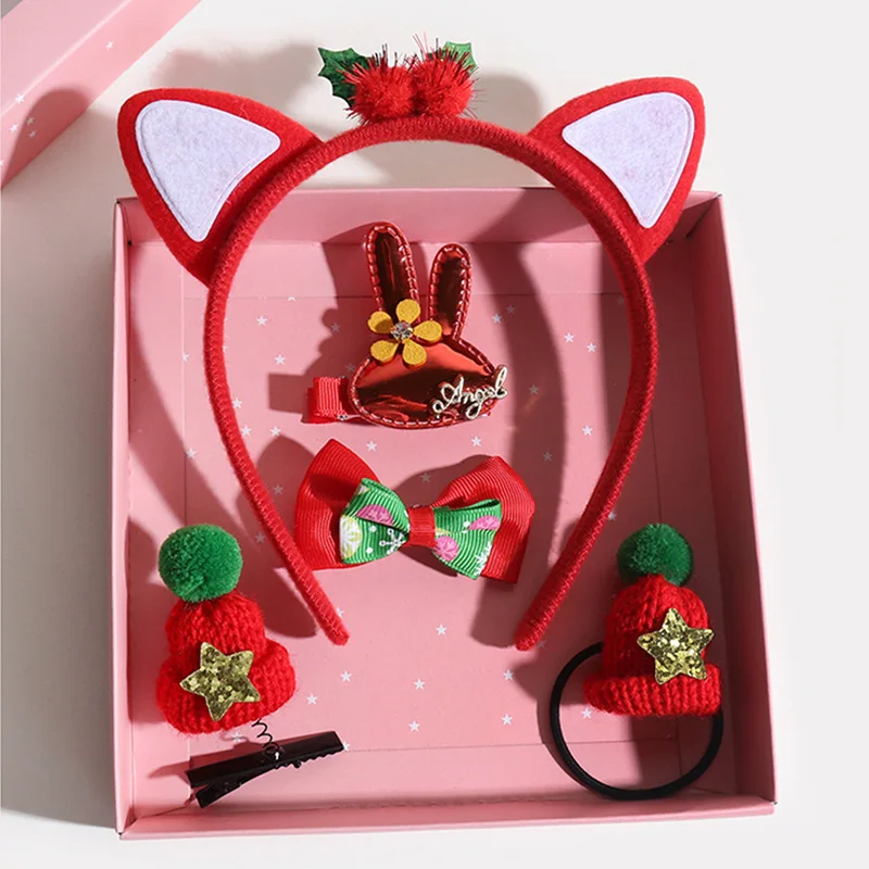 

Cute Christmas Headbands Hair Clips for Girls Decorative Headdress Hairpin Hair Barrettes Christmas Hair Accessories