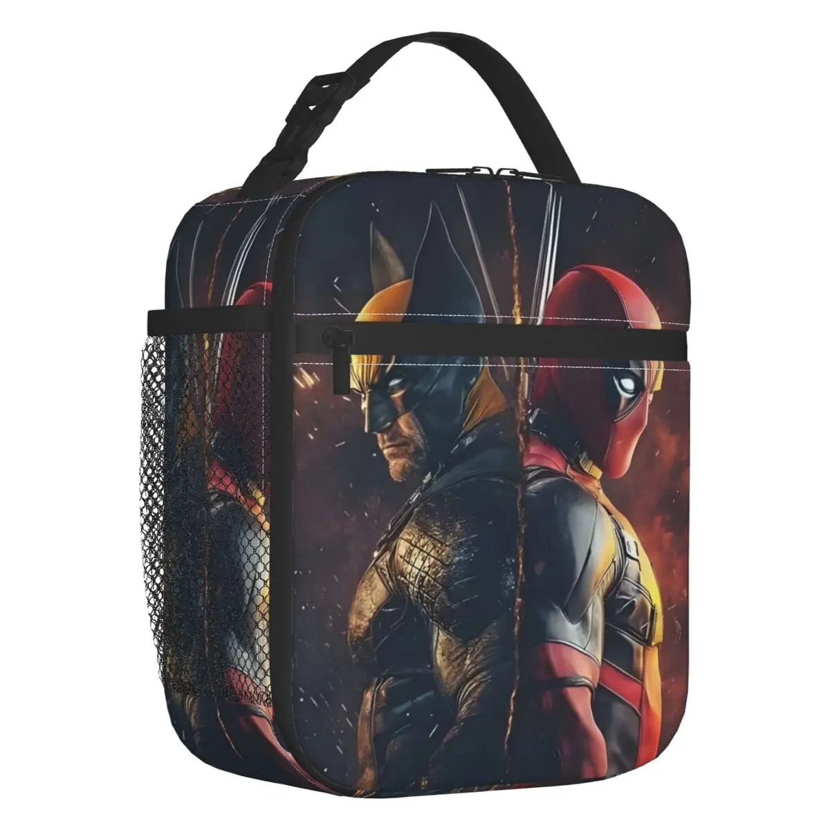 

Custom Wolverine Cool Movie Resuable Lunch Box Waterproof Anime Cartoon Cooler Thermal Food Insulated Lunch Bag School Children