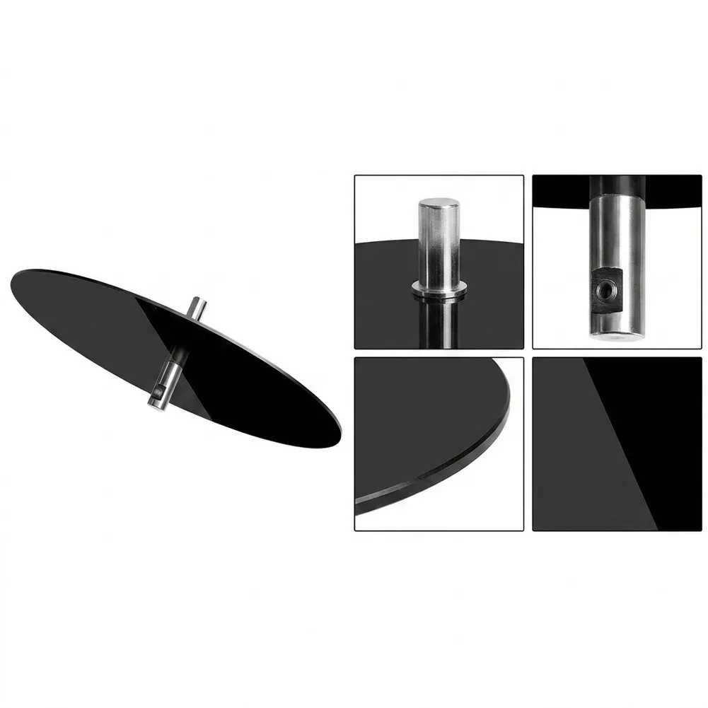 Stainless Steel For Ice Fishing Stop Plate 11.8 inch Safety Disc for For Ice For Drills 3 inch Adapter Shaft Fit