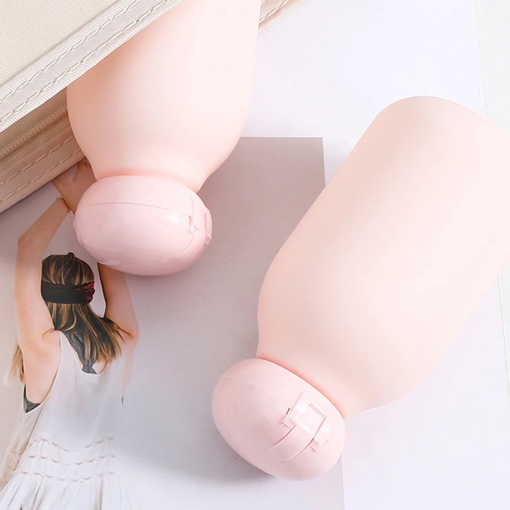 

3Pcs 100Ml Empty Toiletry Bottles Reusable Travel Size Containers Leakproof Refillable Squeezable Tubes for Shampoo Conditioner