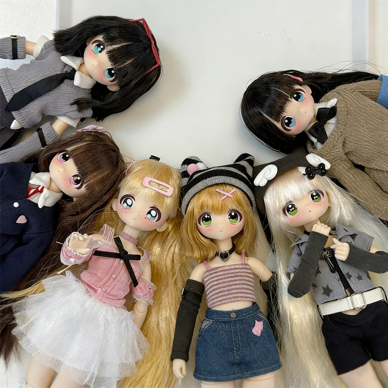 

Новая серия BJD Blind Box «Не трогай мои прямые пряди»: специальное издание, 6 шарнирных кукол с пророщенными волосами, загадочные фигурки для декора и подарков