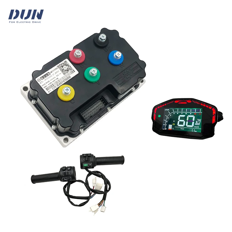 Fardriver ND96530 96V 530A 5KW-8KW Sine Wave Motor Controller Motherboard with DKD Display Speedometer and T08 Throttle Kits