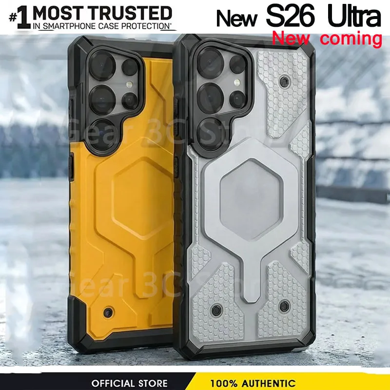 Funda magnética resistente a los golpes para Samsung Galaxy S26 Ultra S25 S24 S23 S26ULTRA, imán resistente para cubierta Magsafe etui