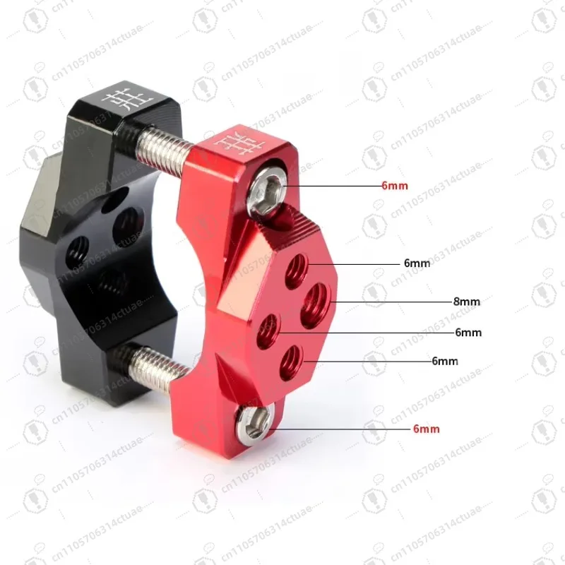 1PC Bike/Motorcycle Decoration Bracket - Adjustable Fixed Bumper Clip for Handlebar Accessories