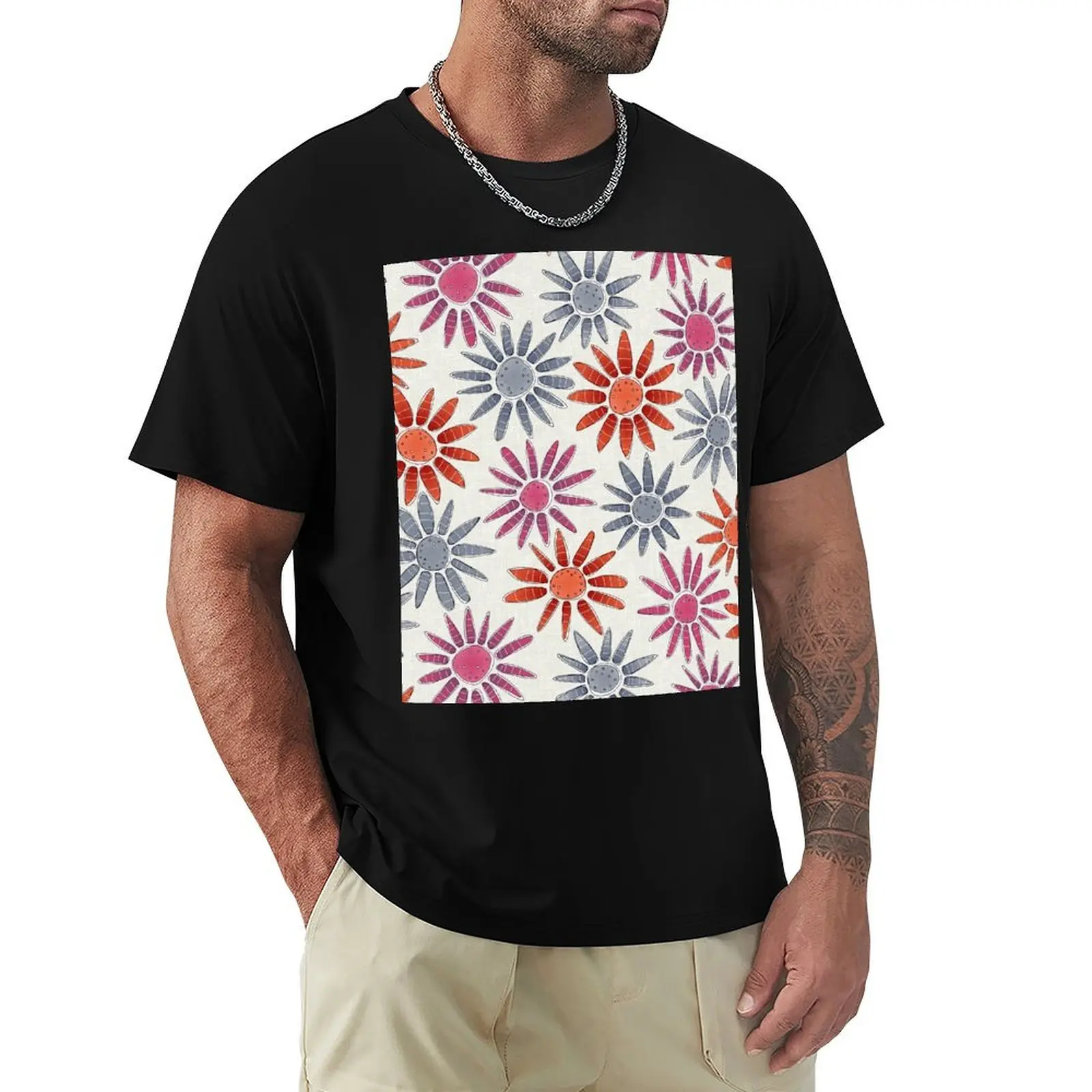 tie-dye daisies T-Shirt Outdoor Activity Sports T-Shirt