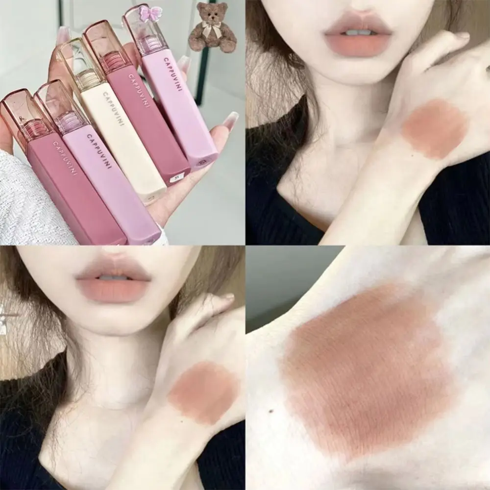 

Velvet Matte Matte Velvet Lip Gloss Daily Lip Mud Lip Tint Blush Nude Lip Gloss 9 Colors Liquid Lipstick Korean Cosmetic