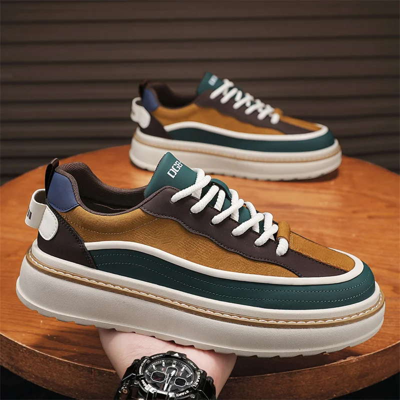 

Fashion 2025 New Man Men's Designer Shoes Tennis Cheap Shoes for Men Casual Spring Platform Sports Homewear Male Board Sneakers