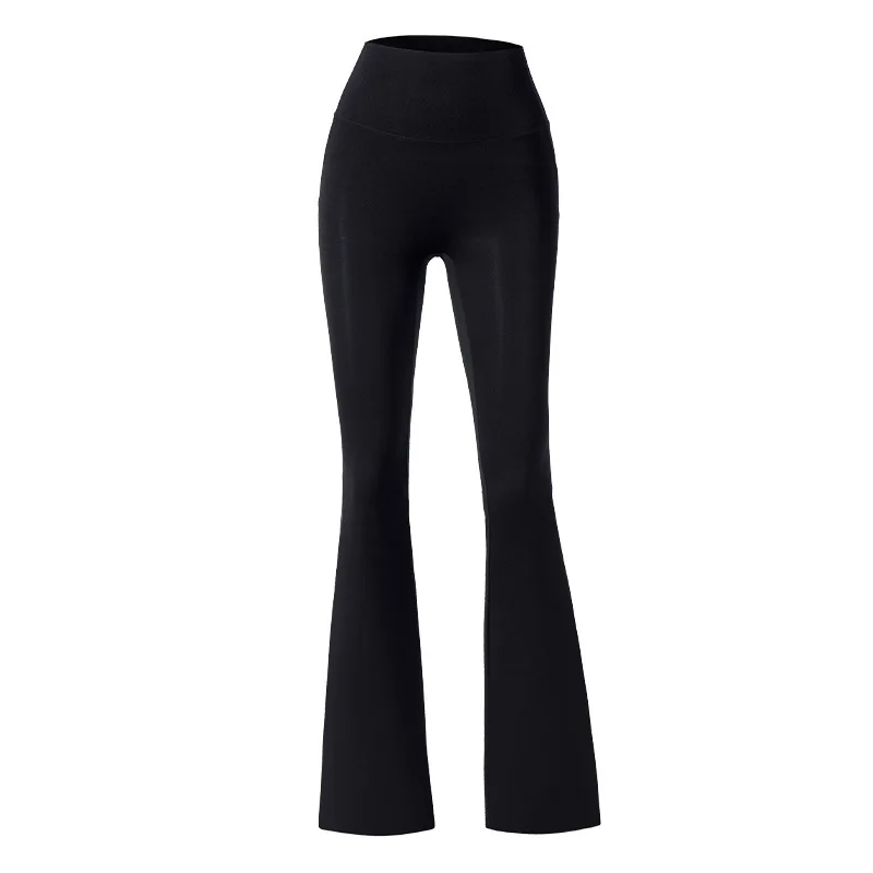 Women's High-Waisted Shapewear Yoga Pants with Micro Flare Elastic Outerwear for Petite Fitness & Gym Shark Flare Leggings