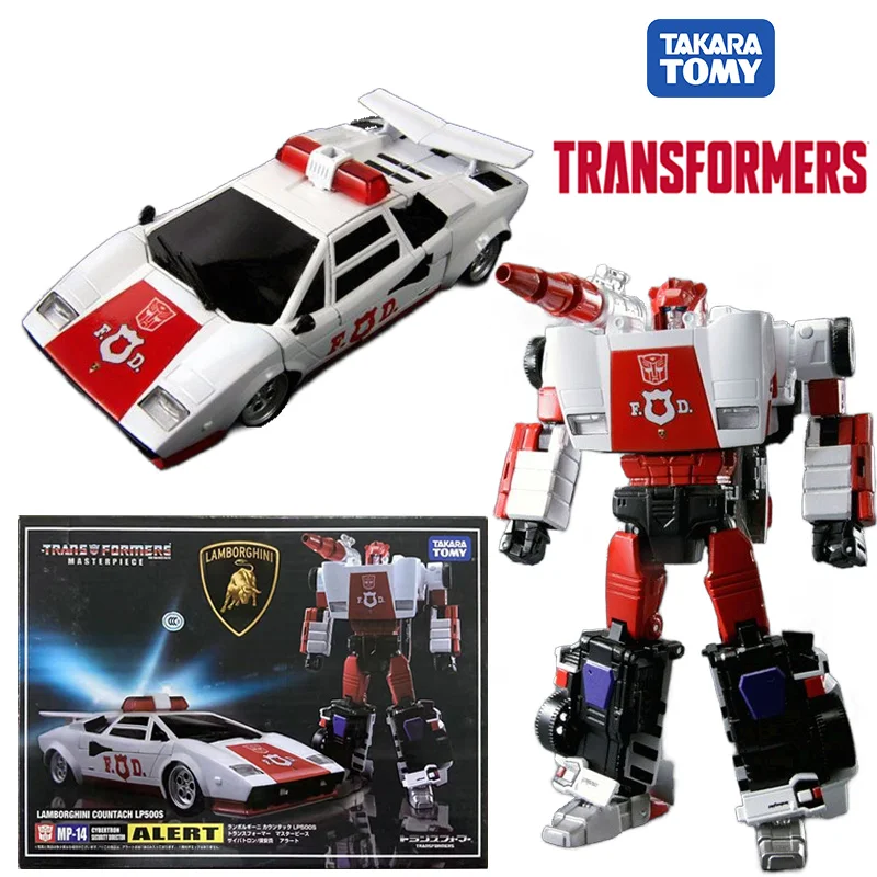 Takara Tomy Transformers Masterpiece MP-14 Alert 12Cm Anime Original Action Figure Model Children's Toy Birthday Gift Collection