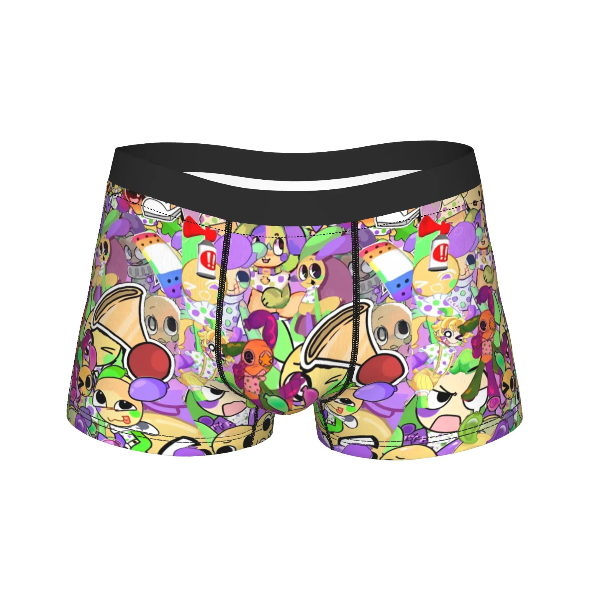 

Dandys World Cartoon Games Man Underwear Boxer Briefs Shorts Panties Sexy Polyester Underpants for Male S-XXL