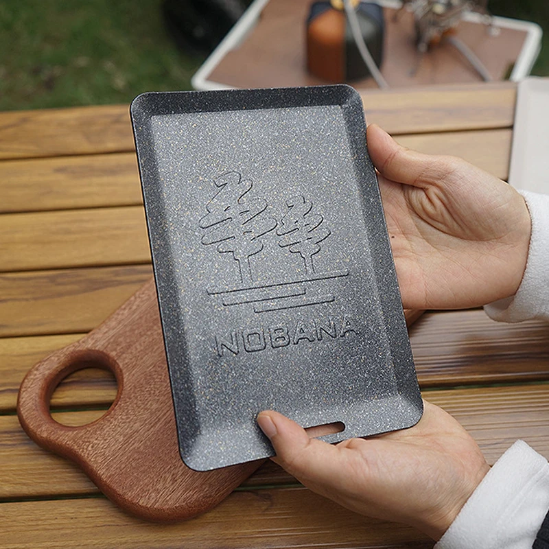 مقلاة خارجية، مقلاة خبز صغيرة غير لاصقة، حجر طبي غير لاصق، مقلاة شواء صغيرة مربعة