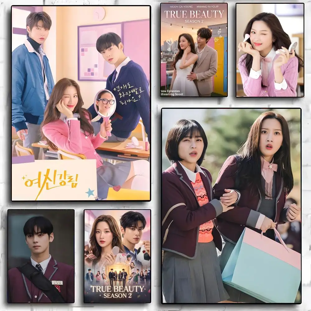 Korean Drama T-True Beauty Poster Painting And Print Wall Art Picture For Home Room Decor Gifts