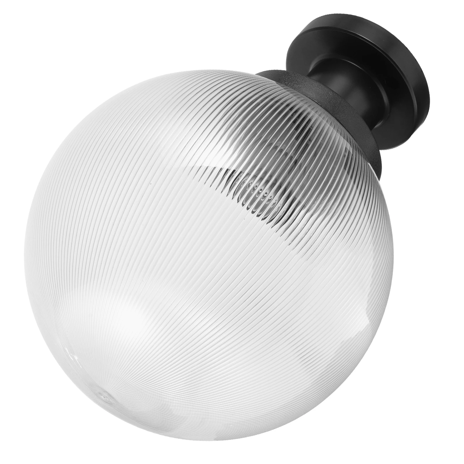 

Globe Lampshade Round Plastic Cover Energy Efficient Lighting Replacement Post Shade Porch Light Street Globe Outdoor Wall