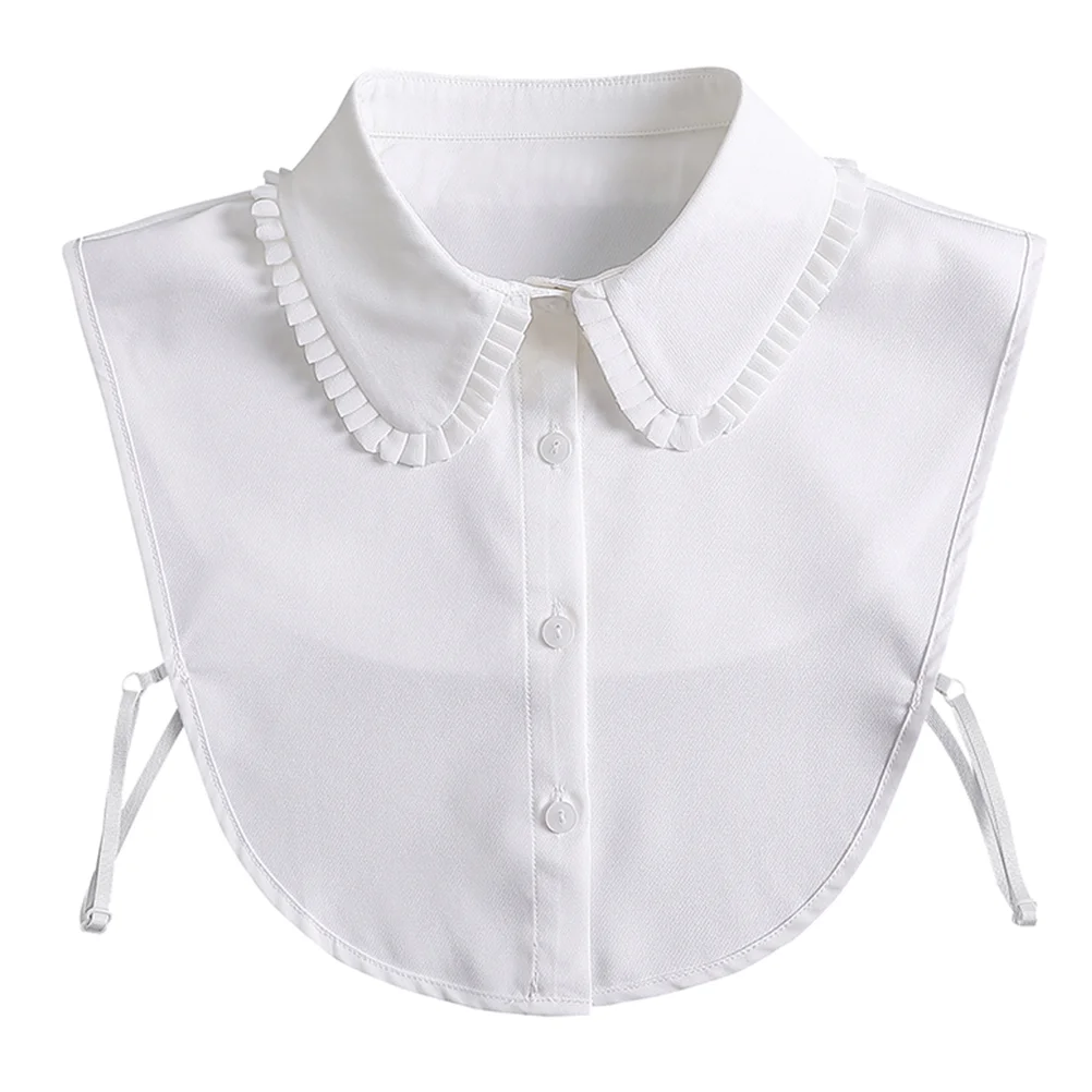 

Detachable Chiffon Shirt False Collar Women Half Shirt Blouse Bridal Party Wedding Casual Decorative Gifts Christmas Mother Day