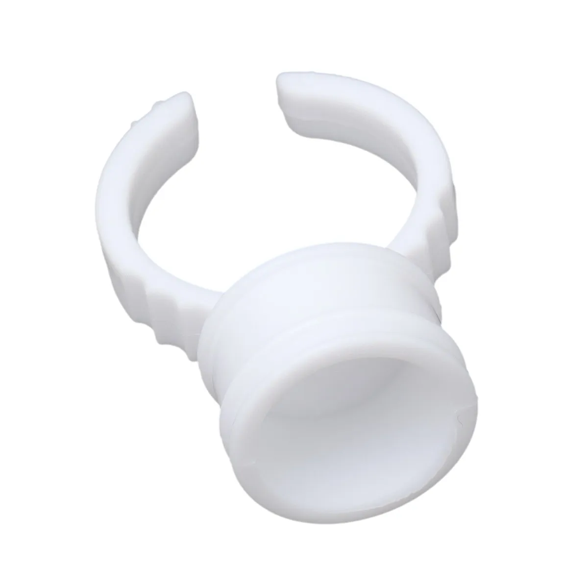 

500 шт. одноразовых прозрачных колпачков для чернил, держателей пигмента для тату, инструмент для наращивания ресниц и макияжа бровей, размер M