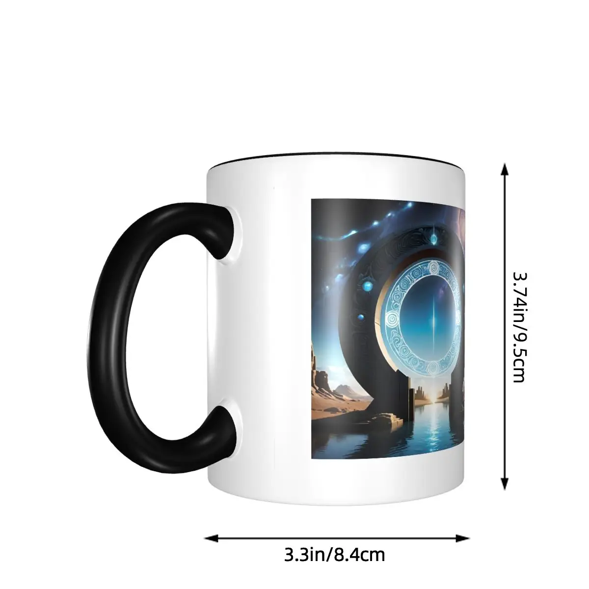 Comet Trails Opel Gt Logo BThrough Darkness Mug Funny Ceramic Coffee Cups Tea Mugs Milk Cup Drinkware Gift for Friends