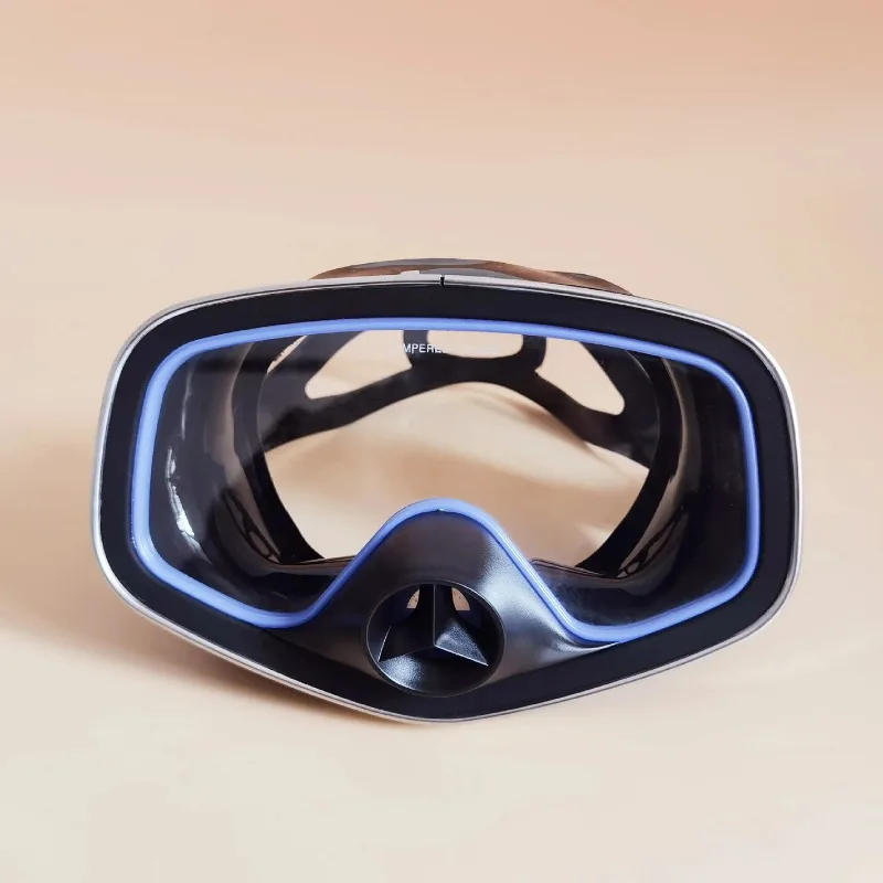 Custom Professional Underwater Sea Beach Snorkeling Free Diving Equipment Frameless Scuba Diving Mask