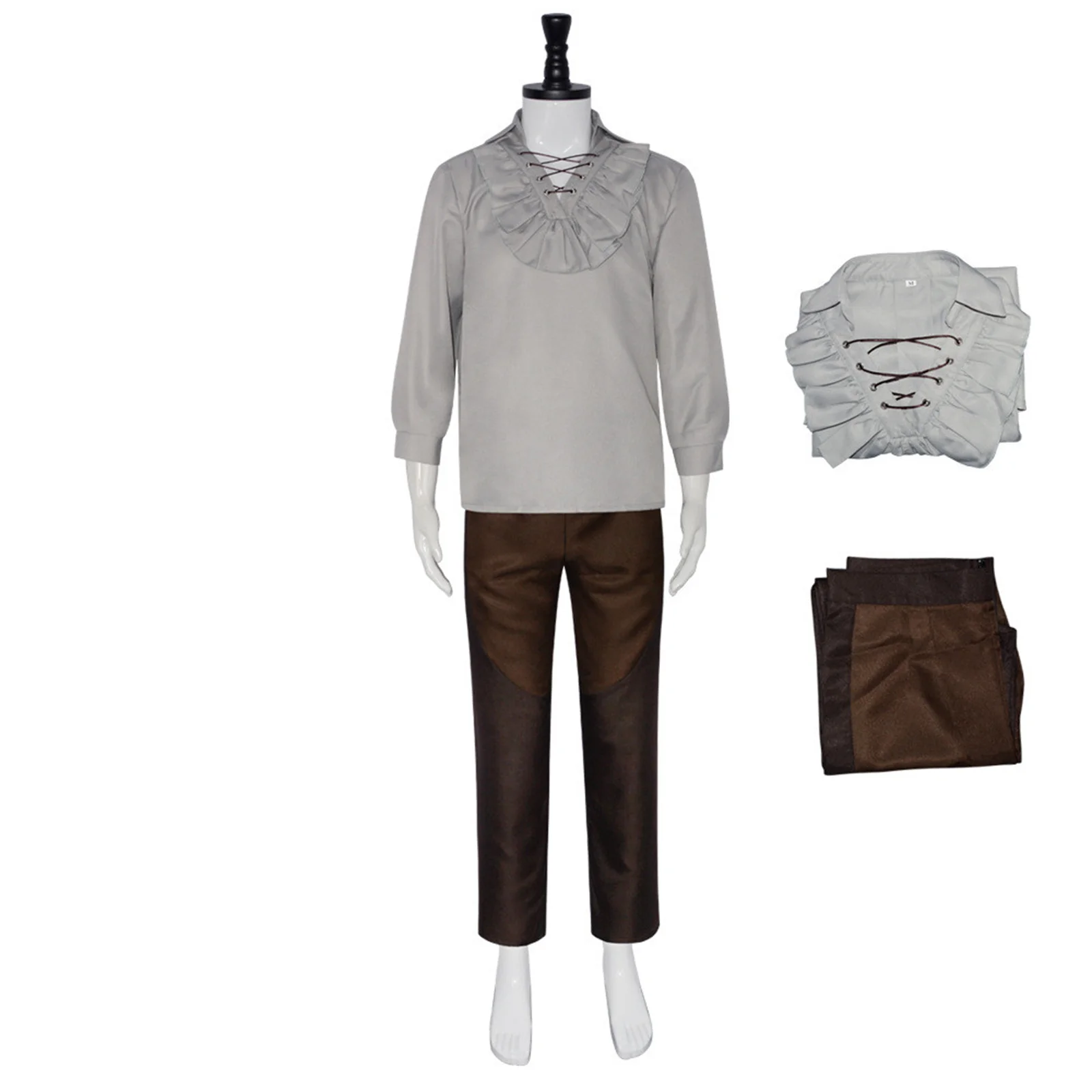 Disfraz de Astarion para hombre, camisa de vampiro Medieval, disfraz de juego de Anime, trajes de fantasía de juego de rol