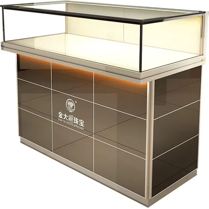 Custom New Arrival Table Display Case Jewelry Display Counter Jewelry Display Cabinet for Sale