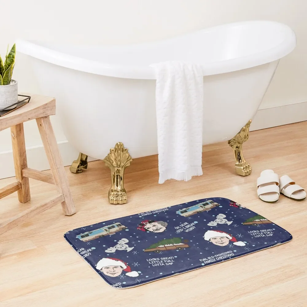 

Oh Dear, Did I Break Wind Aunt Bethany Christmas Bath Mat Anti-Skid Shower Carpet For Shower Home Decor Mat