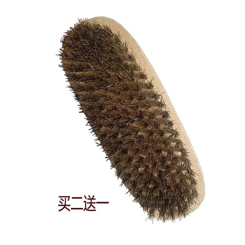 Swine bristle soft fur shoe brush, bed sweeping brush, coat brushing, polishing, shoe oil brushing, shoe sanding,