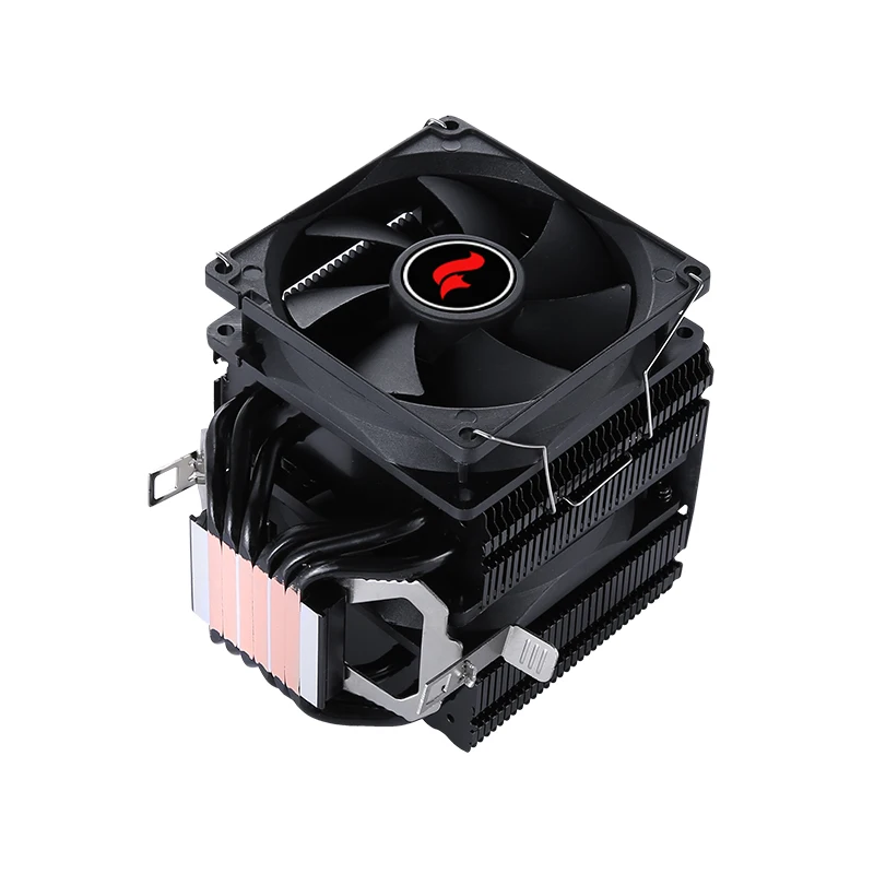 HNHU LGA2011-3 115x 1700 Efficient Black/White Twin Towers Cooler 6 Heat Pipe Cpu Fan 90mm Mute Compatible I5 I7 AM4 AM5 X79 X99