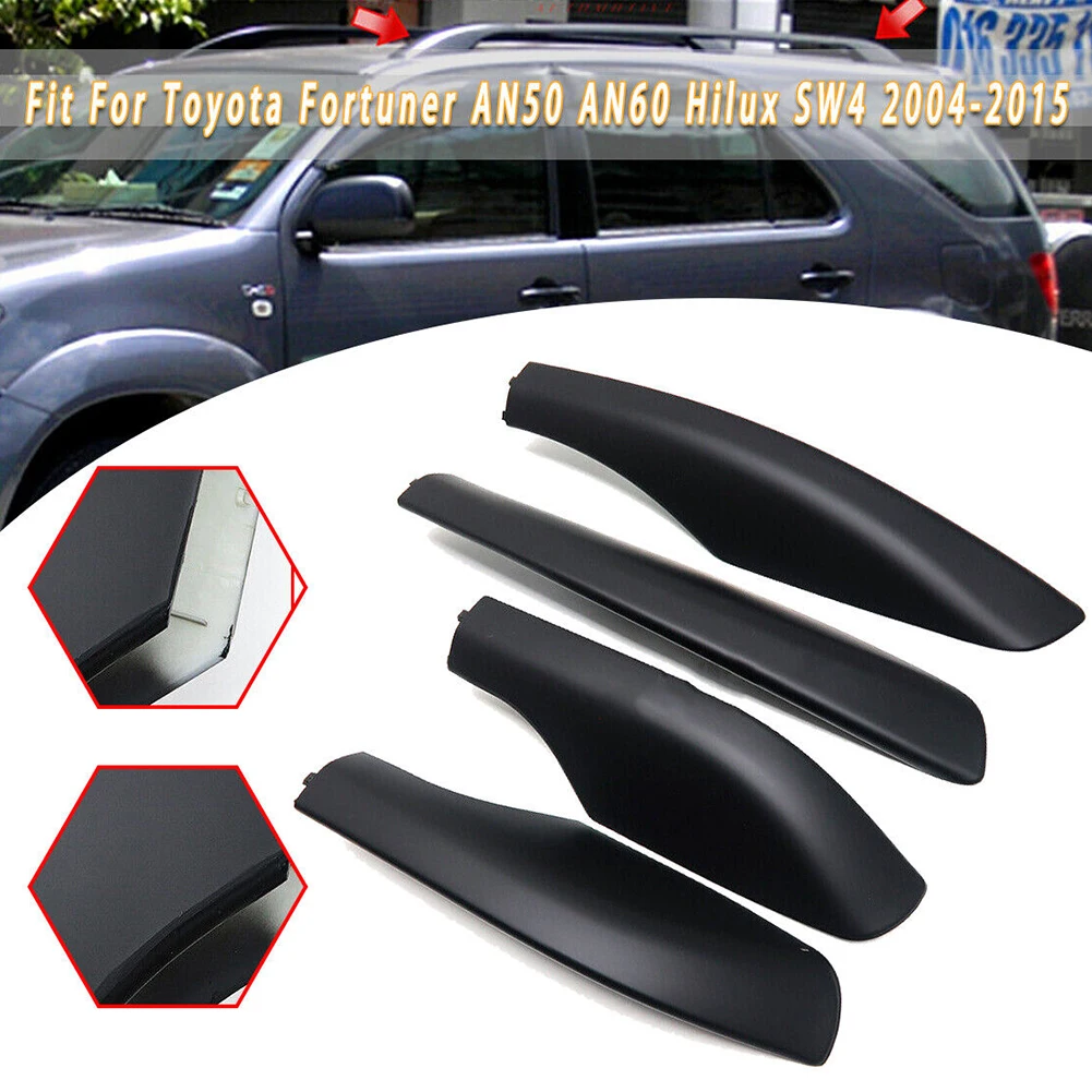 

Personalize and Add Style to Your Car's Roof with this Rack End Cover for Toyota For Fortuner AN50 For Hilux 200414