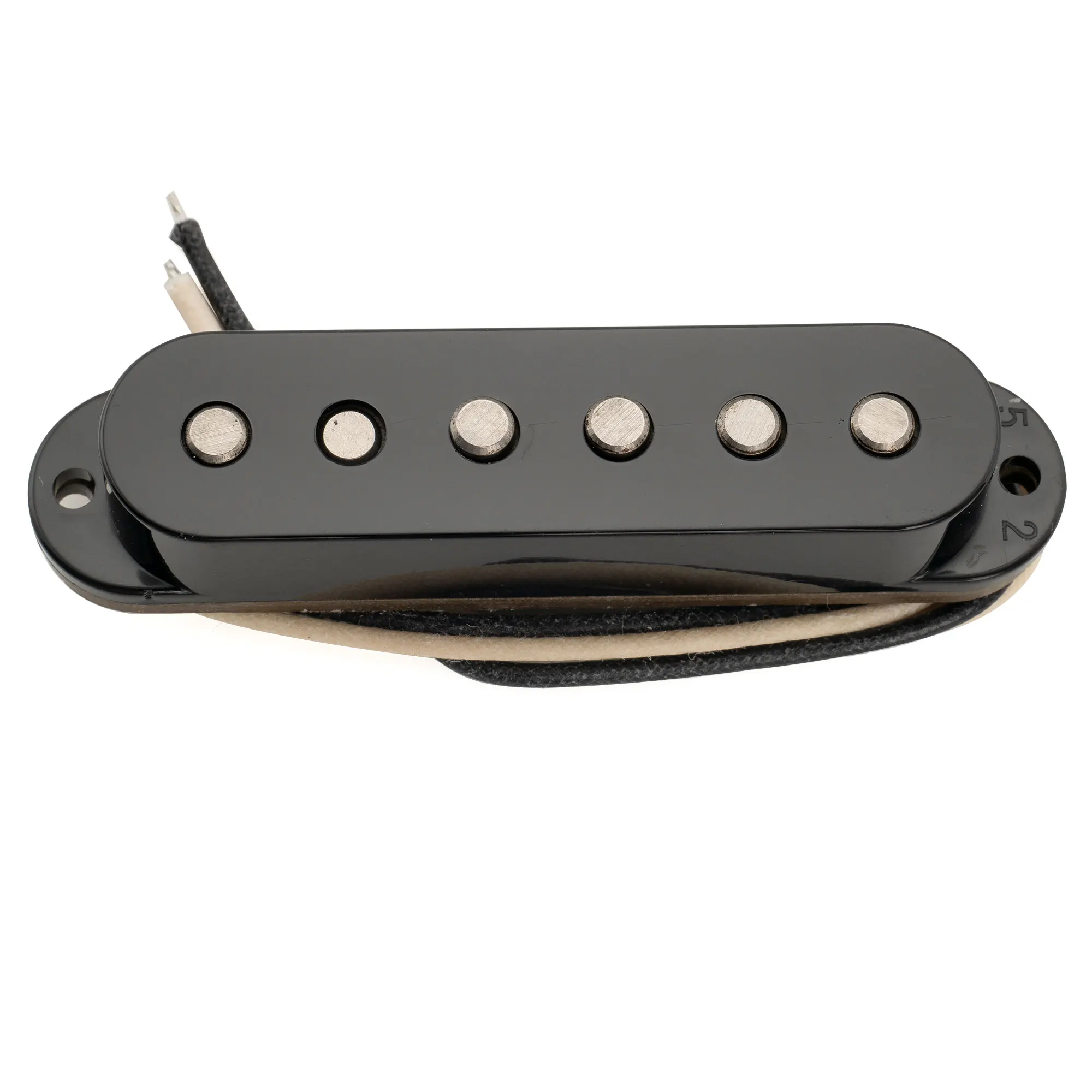 Musiclily Pro ST-FAT50S Staggered Alnico 5 Single Coil Neck Middle Bridge Pickup for ST Style Electric Guitar