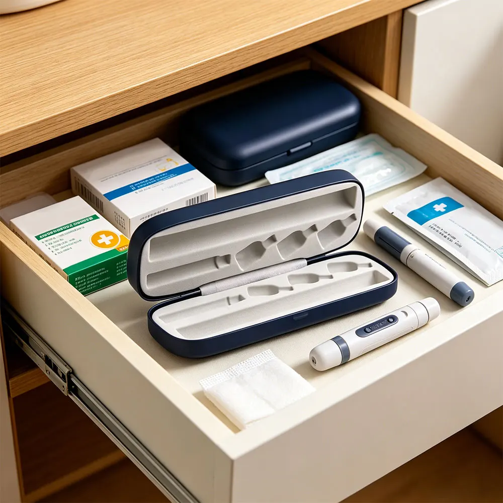 Universal Insulin Pen Box With Reliable Quality, Injection Pen Cartridges Insulin Injection Pen- Storage Box