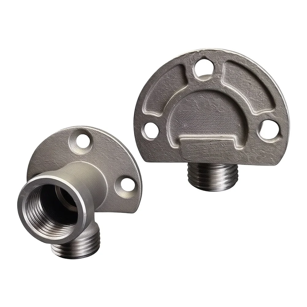 Stainless Steel Faucet Mounting Base Bracket Suitable for Use with Flexible Hoses and Standard Plumbing Valves