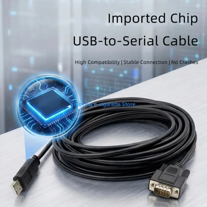 USB to RS232 Communication Cable with FT232 Chip for Instrument Programming Y4QF