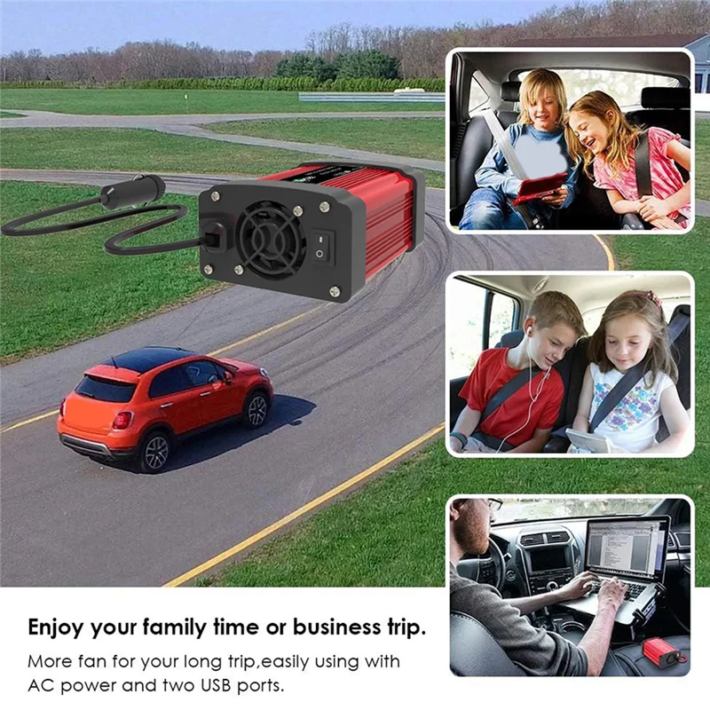 

300W 12V To AC 110V 60Hz Car Inverter Car Power Tranfermer Voltage Portable Converter With LED Display US Plug