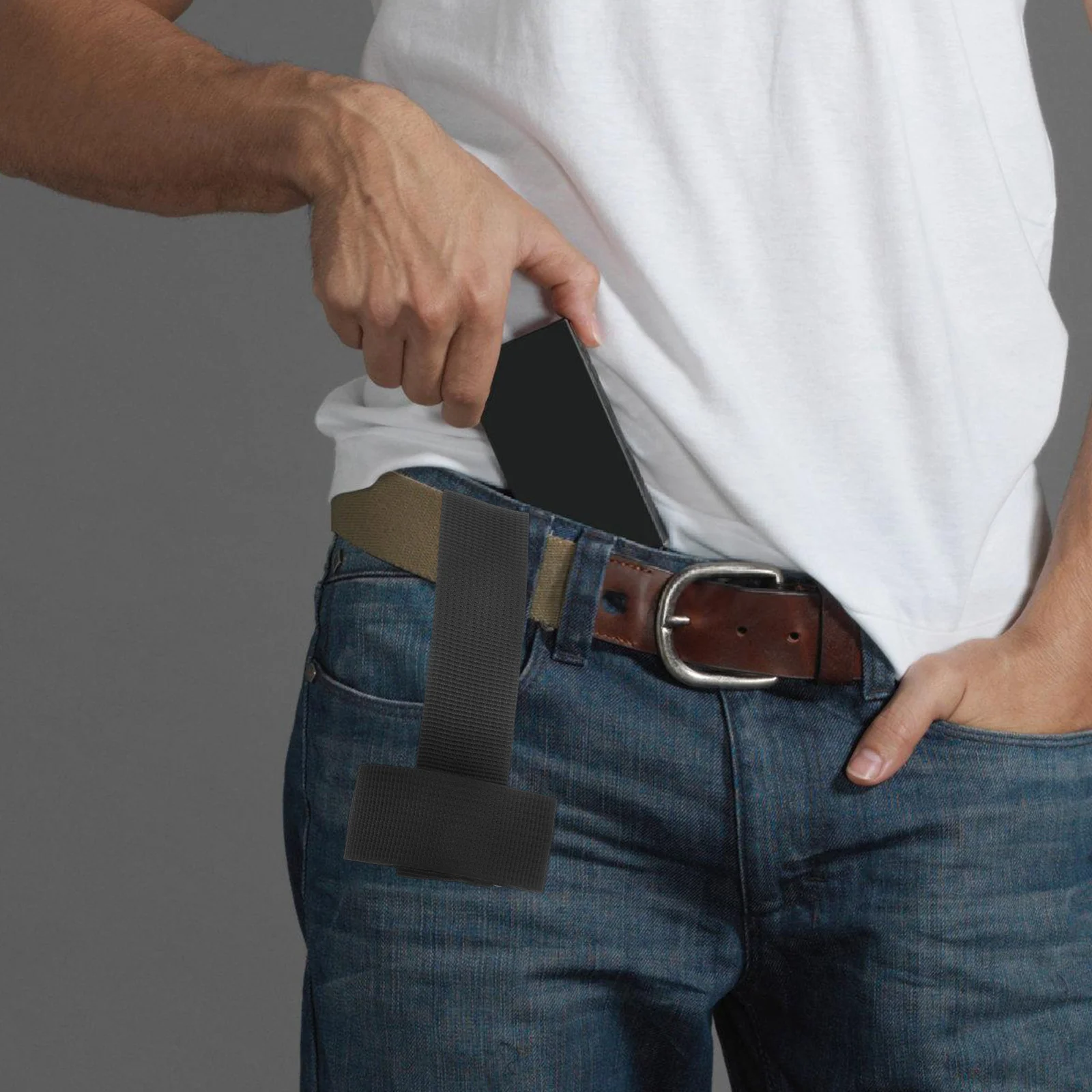 

TEHAUX Adjustable Flashlight Belt Clip Waist Holder Carrying Case for Flashlights