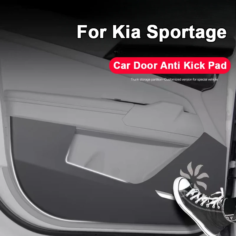 

Для Kia Sportage 2023 2024 2025, противоударная накладка на дверь автомобиля, кожаная наклейка, отделка, защитная накладка на порог, украшение интерьера