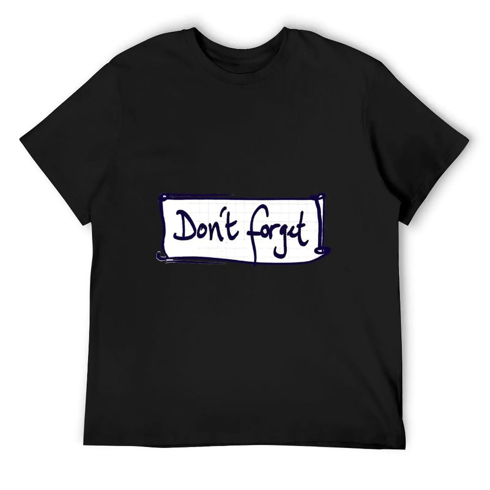 

Don't forget T-Shirt anime tshirt rapper graphic tees man t shirt men clothes