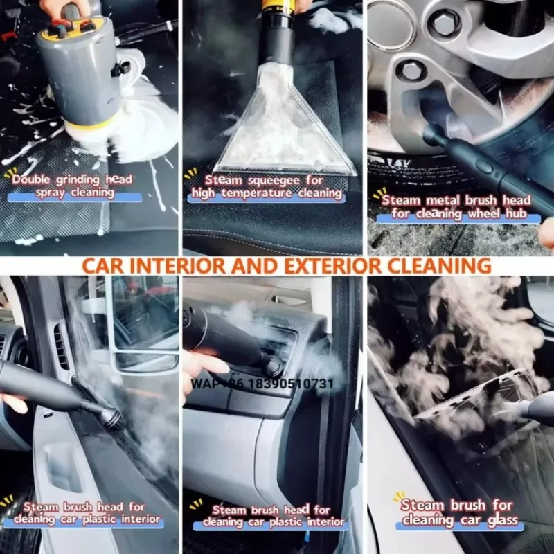 EB400S Electric 3300W High Pressure Steam Cleaner Car Wash Centers Plastic Carpet Cleaning Machine Deep Clean Extractor