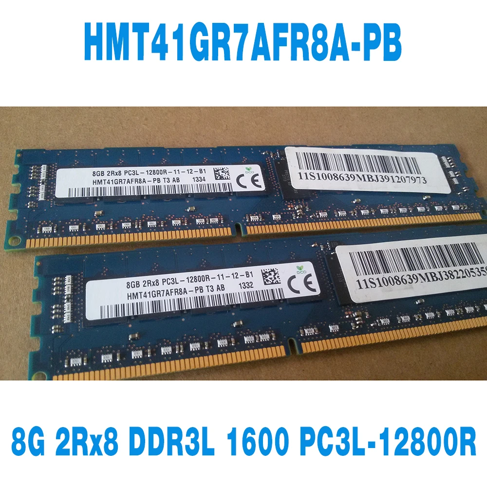 

1 шт. для SK Hynix RAM 8 ГБ 8G 2Rx8 DDR3L 1600 PC3L-12800R Память HMT41GR7AFR8A-PB