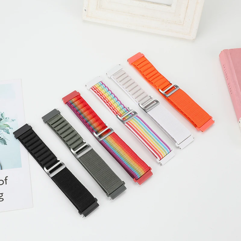 Nyloon สำหรับ Samsung Galaxy นาฬิกา5/4 44Mm 40Mm Galaxy4คลาสสิก46Mm 42Mm Sport Watchband Galaxy นาฬิกา5 Pro 45มม.