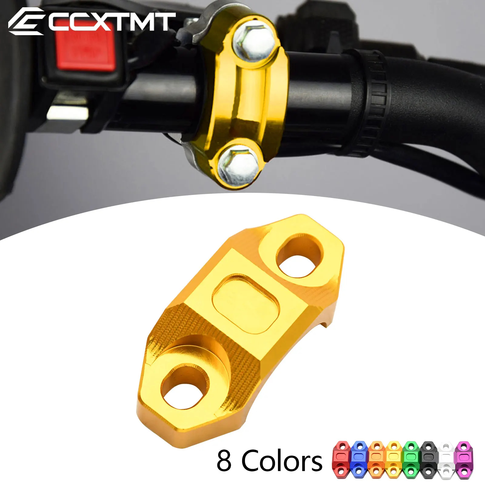 CNC 22MM Universal ATV Handlebar Brake Clutch Rotating Bar Clamp Mount For Yamaha Honda Kawasaki KTM Suzuki V-Strom DL1000 DL650
