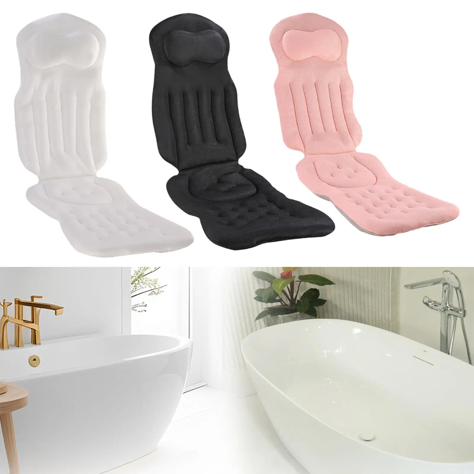 

Подушка для ванны всего тела, быстросохнущая, дышащая, для подарка, подушка для ванны