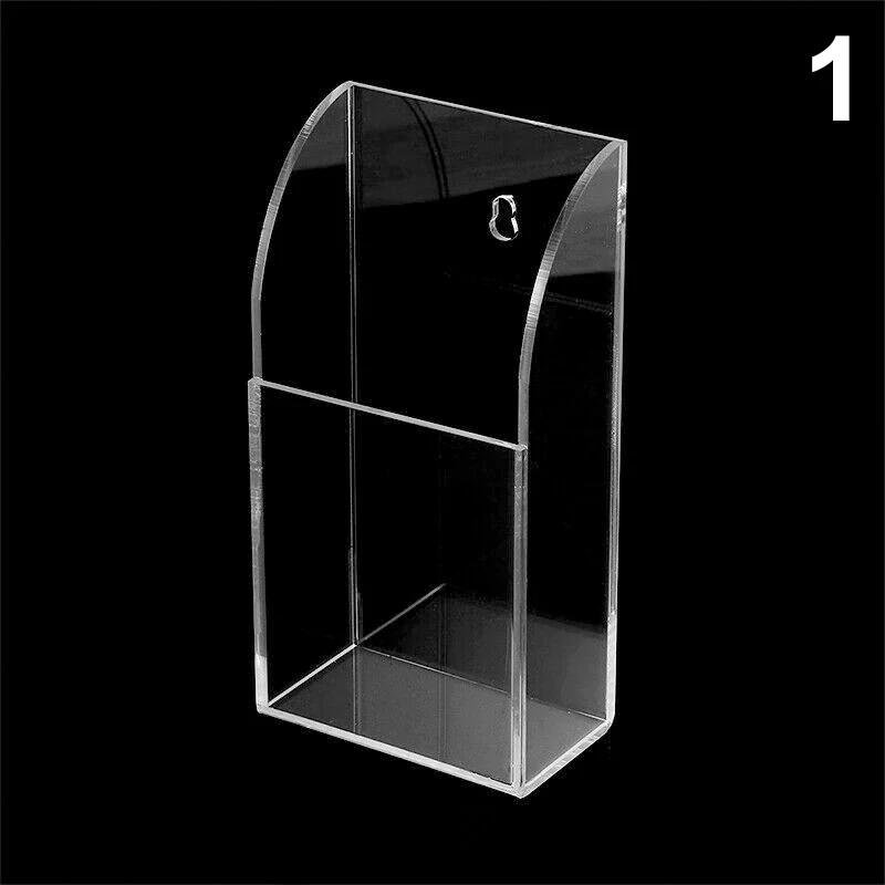 Fashion Acrylic Tv Fixed Storage Rack Simple Generous1-3 Remote Control Holder Case Wall Mount Storage Box For Home