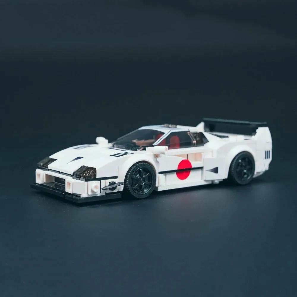 

351 шт. MOC Champion series DIY Walk F40, строительные блоки, сборка, модель игрушки, кирпич, детский подарок на день рождения с наклейками