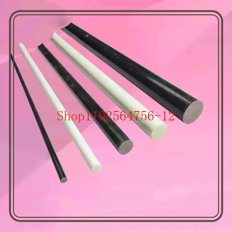 Fiberglass Rods Hard Plastic Rods Insulation High Temperature and Wear Resistance 1m