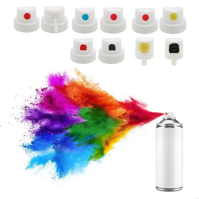  10Pcs Practical Sprayer Nozzle Tip for Consistent Coverage on Multiple Front