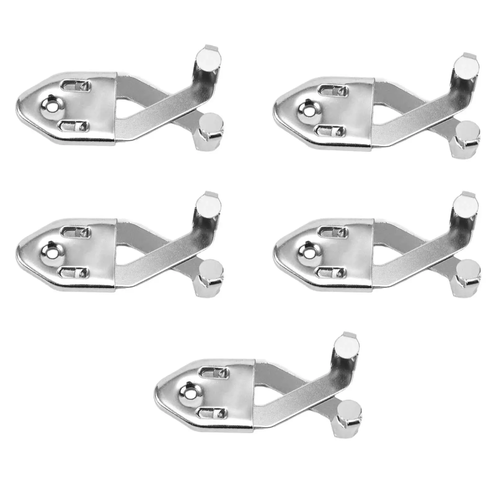 Wall Mounted Key Hook Rack Art Decor Iron Hanger for Coats Towels Hats Bags Entryway Storage Organizer over Door Install No