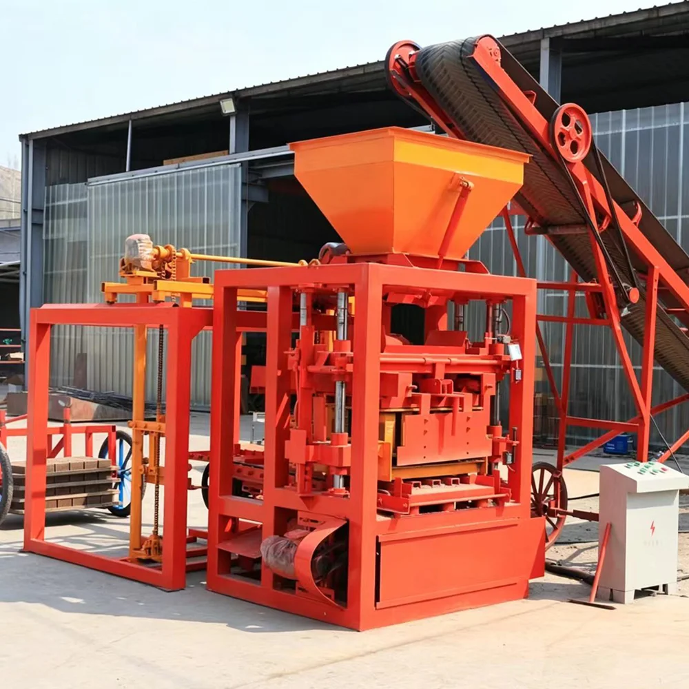High Productivity Hollow Block Making Machine 6000pcs/8hours Cement Concrete Brick Machine Production Line in Indonesia