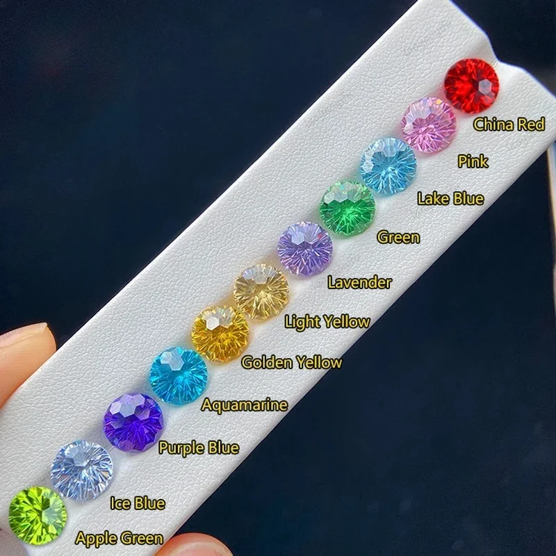 

Firework Cut Wholesale Cubic Zirconia Extremely Shiny Special Combination Link Charm Beads for Jewelry Making No Certificat