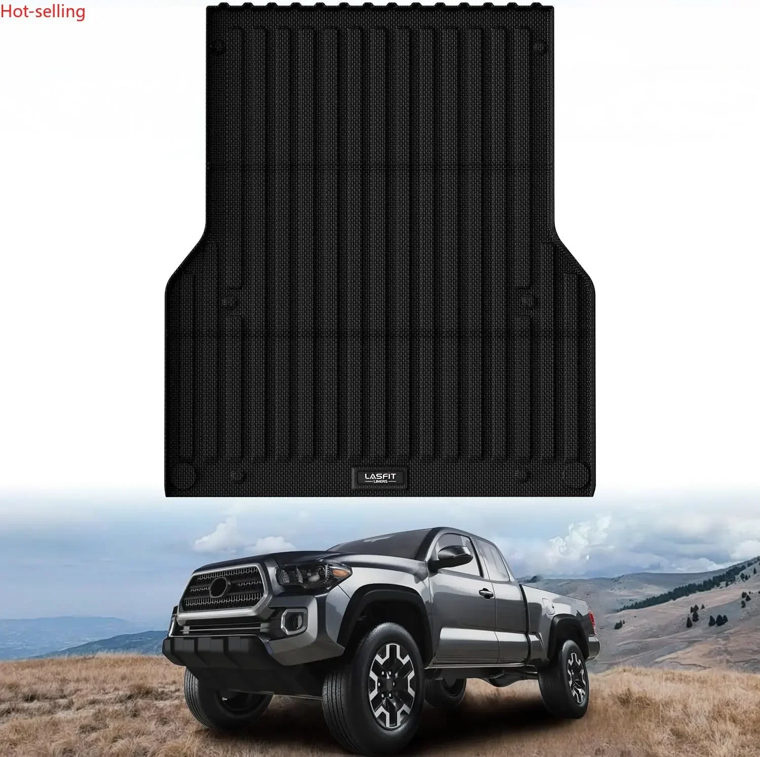 

BestsellerBed Mat for Toyota Tacoma (5FT,61.3'' Bed) 2023 2022 2021 2020 2019-2005 Truck Bed 5 ft, All Weather TPE Car Bed Liner