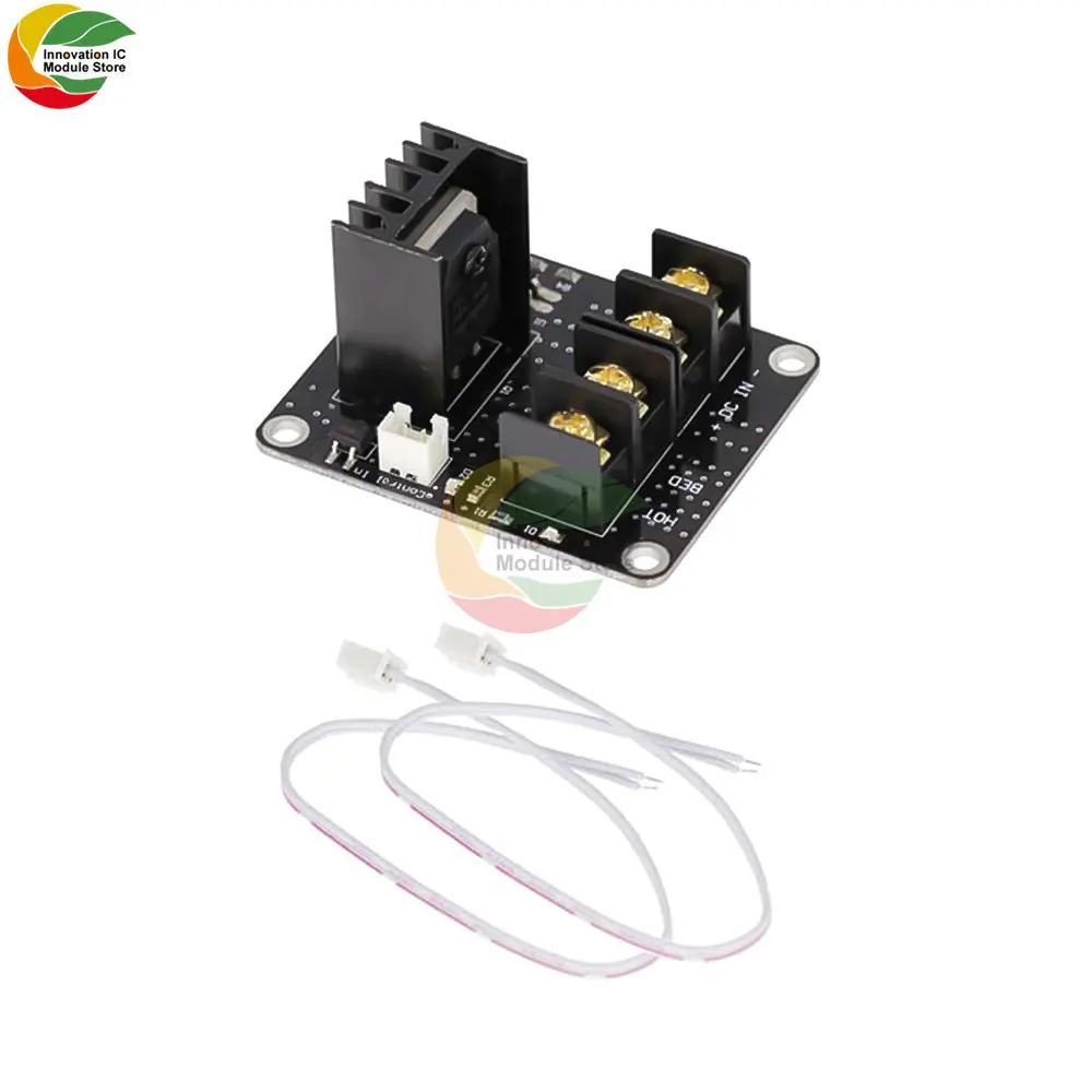 3D Printer Hot Bed High-power Expansion Board Heating Controller MOSFET High Current Load Module 25A 12V or 24V for 3D Printer