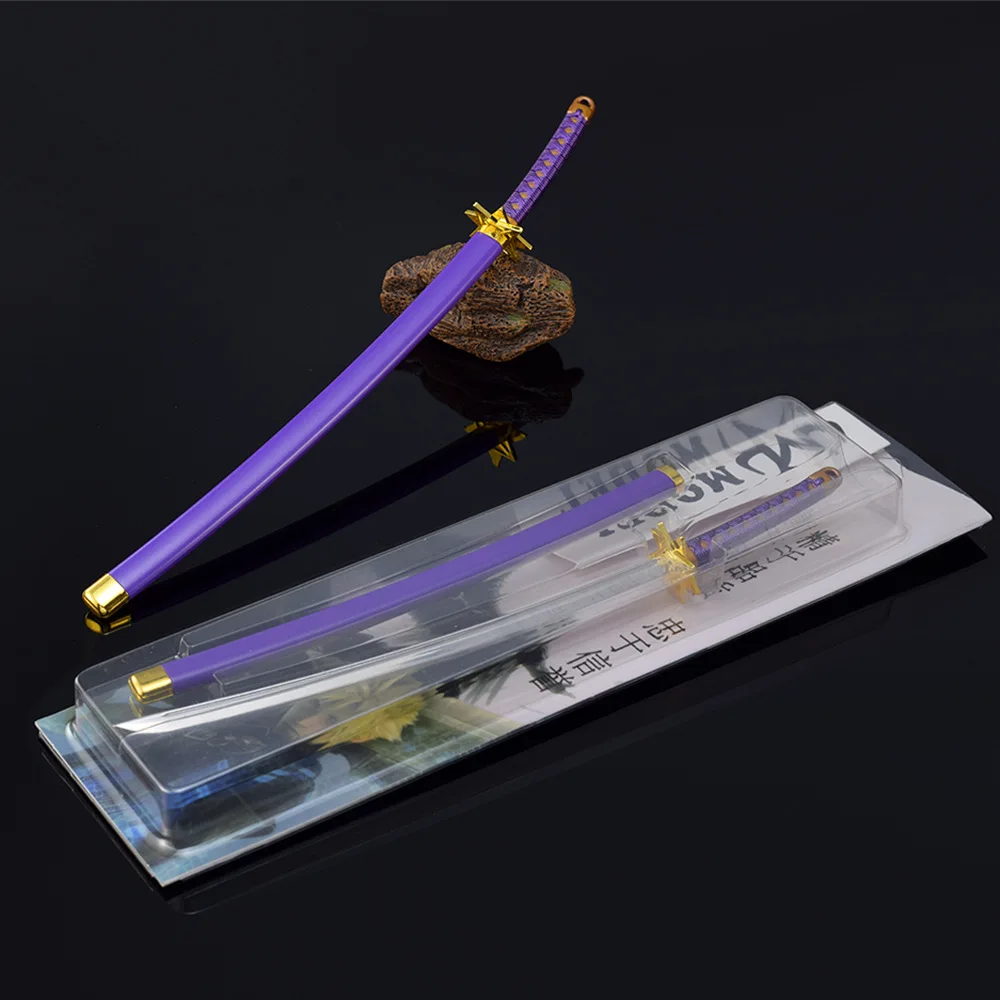 Hyourinmaru Hitsugai Toushirou 애니메이션 모델 언컷 사무라이 금속 공예 주변 장치, 카타나 장식 모델 컬렉션 장난감, 26cm